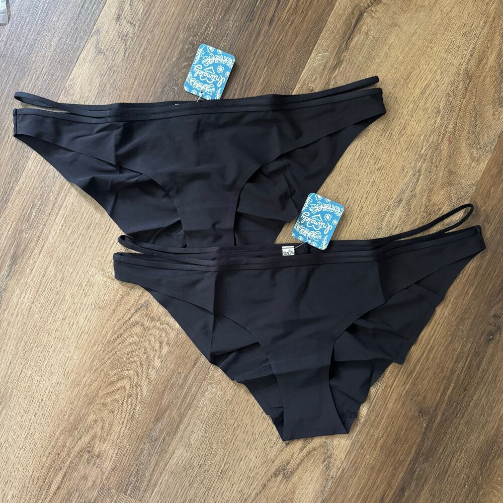 Free People Zoey Bikini in Black, 2 Pair